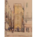 Roland Batchelor RWS (1889-1990) ''Old town, Nice'' Signed, inscribed and dated (19)54, watercolour,