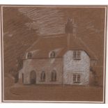 Maxwell Armfield R.W.S (1882-1972) Study of a house Pencil and pastel, 14.5cm by 15cm Artist's