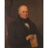 D* Bridges (19th-Century) Portrait of Dr Charles Wingfield (1786-1846) Oil on board, 29.5cm by 24cm