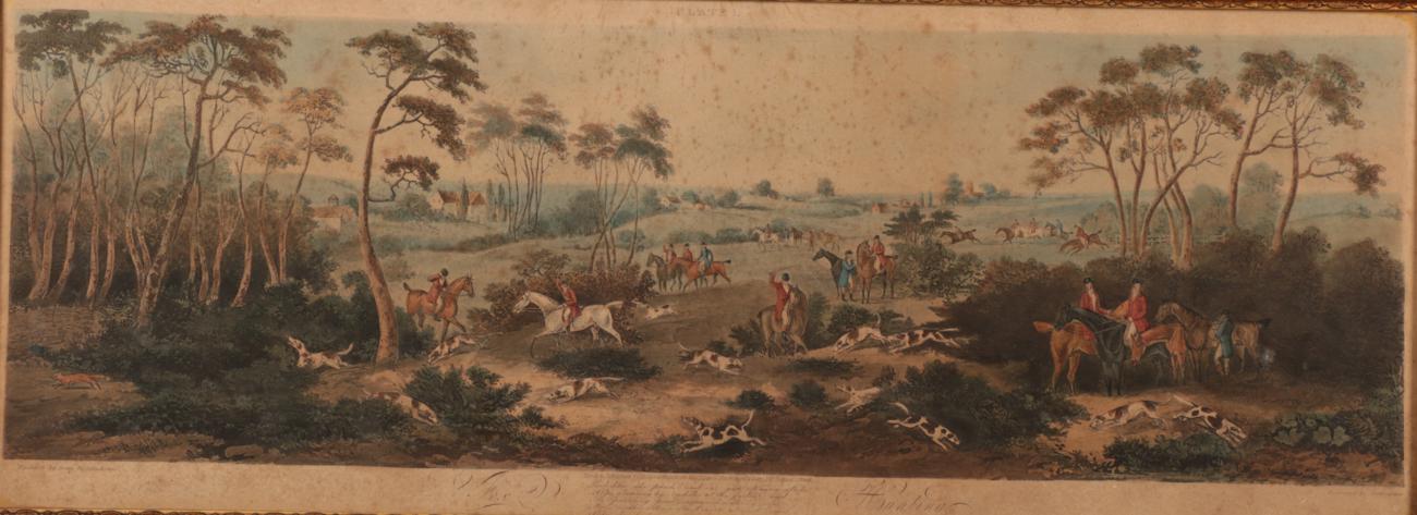 After Dean Wolstenholme the Younger (1798-1882) Fox Hunting Handcoloured engravings, each: 25cm by - Image 6 of 12