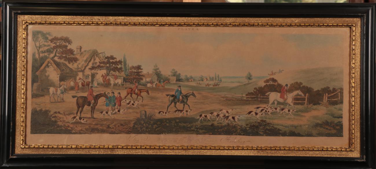 After Dean Wolstenholme the Younger (1798-1882) Fox Hunting Handcoloured engravings, each: 25cm by - Image 5 of 12