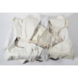 Assorted Mainly Early 20th Century Cotton and Linen, including bed linen, pillowcases, bolster