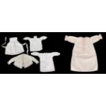 Assorted 19th Century and Later Costume Samples, comprising a white linen shirt with long sleeves,