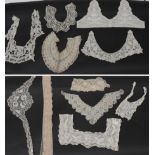 Assorted Circa 1900 and Later Lace and Other Collars, including a three tier scalloped collar;