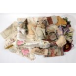 Quantity of Assorted Circa 1930s and Later Embroidered Textiles, including embroidered panels,