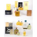 Group of Assorted Vintage and Modern Factice and Perfume Bottles, a mixture of mainly advertising