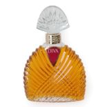 Diva by Ungaro Advertising Display Dummy Factice, the large clear glass bottle with stepped sides,