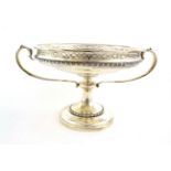 A George V Silver Pedestal Dish, by The Goldsmiths and Silversmiths Co. Ltd., London, 1911, circular