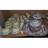 A group of Minton Indian tree dinner wares, together with a quantity of Susie Cooper dinner wares