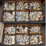 Thirteen boxes of 20th century china coffee cans and saucers (assorted factories)
