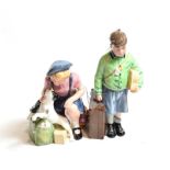 Royal Doulton 'The Home Coming' limited edition 4324/9500 and 'The Boy Evacuee', limited edition