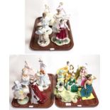 Royal Doulton, Royal Worcester and Coalport ladies including 'Queen Elizabeth' (boxed) and 'Grace