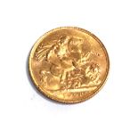 Edward VII gold sovereign 1908