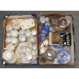 A collection of ceramics to include Aynsley tea set and Bingtons ''Willow'' pattern; together with a