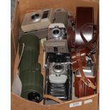 Cameras: three folding; two Cine; one telescope