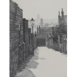 Stuart Walton (b.1933) ''Rillbank Lane, Leeds'' Signed and dated (19)72, pencil, 43cm by 32cm