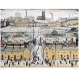 After Laurence Stephen Lowry RBA, RA (1887-1976) ''Britain at Play'' Signed, with the blindstamp for