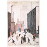 After Laurence Stephen Lowry RBA, RA (1887-1976) ''Industrial Scene'' Signed in pencil, with the