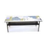 A 1950's Skyline Design Coffee Table, by John Piper for Conran, of rectangular form, with formica