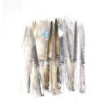 Fifteen various Elizabeth II silver paper-knives, by William Yates, Sheffield, 1992, 1996 and