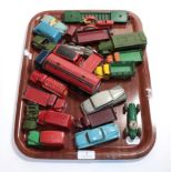 Various 1950s Dinky toys including Foden Regent tanker, Studebaker mobile gas, Austin BP and