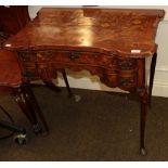 An 18th century Dutch marquetry low boy