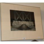 Mark Balakjian (b.1940), 'For an Uncertain Departure', signed, inscribed and dated, mezzotint, 7/50,