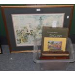 Miscellaneous items including print after Cecilia Green, 30/1000; a local photograph and two prints;