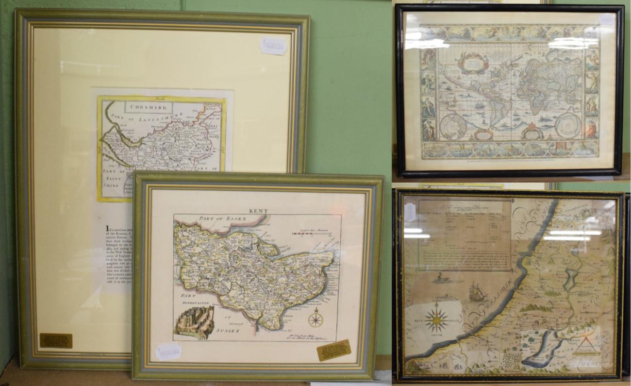 A collection of prints and maps including two works after J.F Herring etc (6)