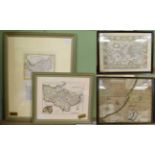 A collection of prints and maps including two works after J.F Herring etc (6)