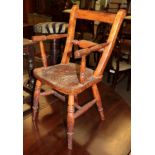 A 19th century provincial child's chair
