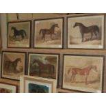 After John Fredrick Herring, a collection of sporting prints of racehorses (6)