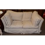 A Knoll style sofa with removable covers