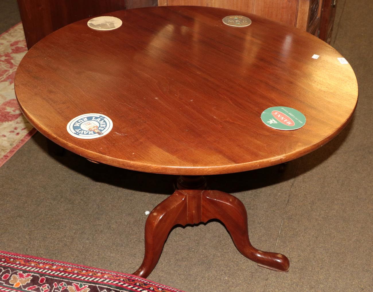 A George III style tripod table (2)