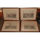 After Henry Alken, a set of four hunting prints