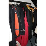 Assorted gents costume including military jackets, police jacket, NFS jacket, breeches, jackets,