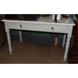 A French style washstand with marble top