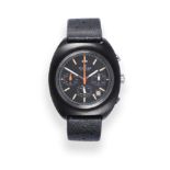 A PVD Coated Calendar Chronograph Wristwatch, signed Breitling, model: Long Playing, ref: 7103.3,