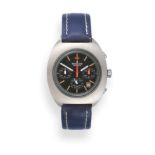 A Stainless Steel Chronograph Wristwatch, signed Breitling, model: Long Playing 7103, Geneve, ref: