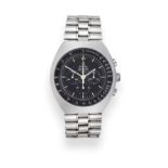 A Stainless Steel Chronograph Wristwatch, signed Omega, model: Speedmaster Professional Mark II,