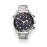 A Stainless Steel Automatic Calendar Chronograph Wristwatch, signed, Omega, Seamaster,