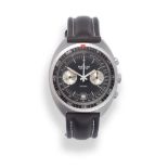 A Stainless Steel Calendar Chronograph Wristwatch, signed Breitling, Geneve, model: Datora, ref: 34,