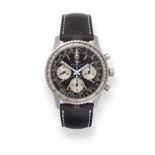 A Stainless Steel Chronograph Wristwatch, signed Breitling, Geneve, model: Navitimer, ref: 806,