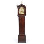 A Mahogany Eight Day Centre Seconds Longcase Clock with Tidal Dial Display, signed Hy Raworth,