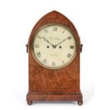 A Mahogany Striking Table Clock with a Deadbeat Escapement, signed John Lacey, London, 1817,