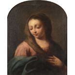 Circle of Sebastiano Conca (17th/18th century) Italian The Madonna Oil on canvas, 57.5cm by 47cm (