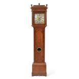 An Interesting Oak Eight Day Longcase Clock, signed W Barnard and Numbered 248, ''One of Newarks