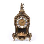 ~ A French ''Boulle'' Pull Quarter Repeat Table Timepiece, 18th century, the elaborate ''boulle''