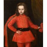 Manner of Pierfrancesco Cittadini (1616-1681) Italian Portrait of a boy in red uniform, three
