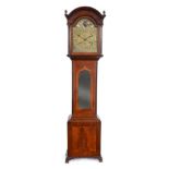 ~ A Rare Year Going Mahogany Calendar and Zodiac Display Longcase Clock, signed Jno Walker,